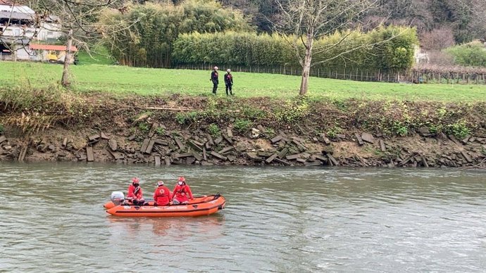 Búsqueda de un migrante desaparecido en el río Bidasoa (Gipuzkoa)