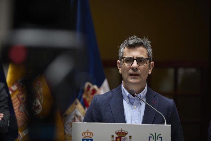 El ministro de la Presidencia, Relaciones con las Cortes y Memoria Democrática, Félix Bolaños