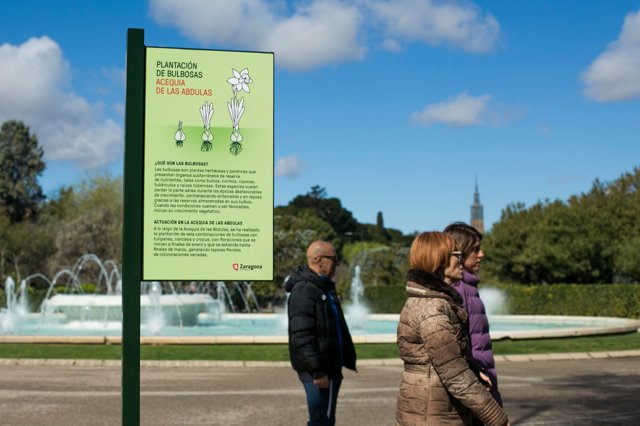Nueva cartelería parques de Zaragoza