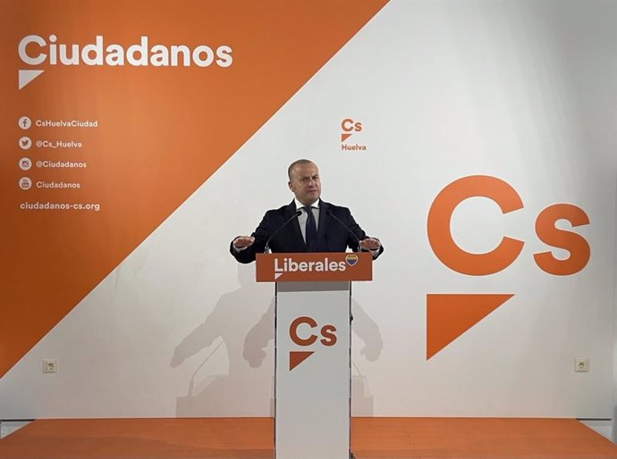 El portavoz adjunto de Ciudadanos en el Parlamento de Andalucía y parlamentario por Huelva, Julio Díaz.