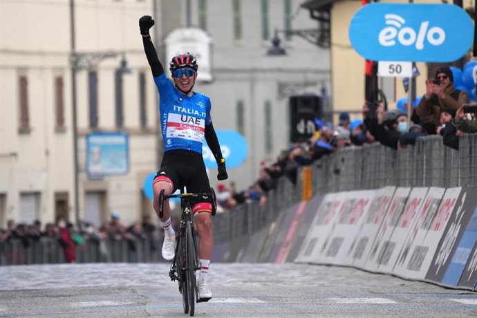 El esloveno Tadej Pogacar (UAE Team Emirates) en la Tirreno-Adriático