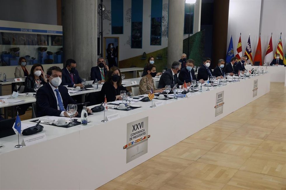 María Chivite en la 26 reunión de la Conferencia de Presidentes