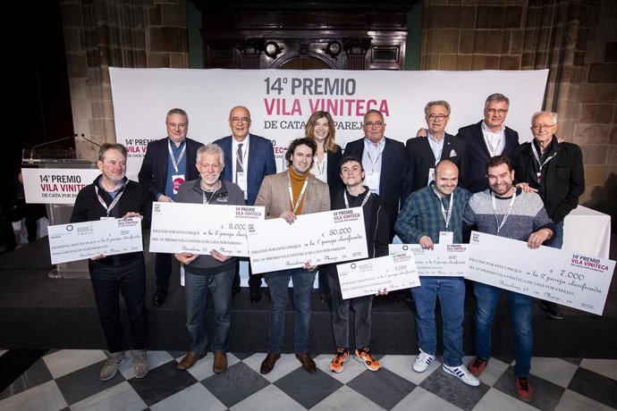 Guanyadors del 14 Premi Vila Viniteca de Tast per parelles