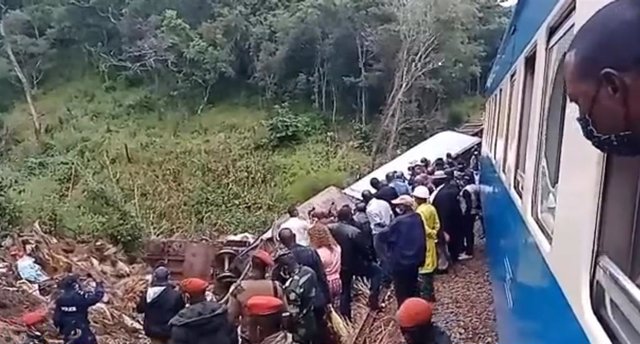 Tren siniestrado en República Democrático del Congo (RDC)