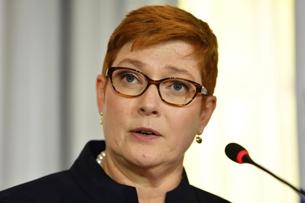 Archivo - Marise Payne, ministra de Exteriores australiana