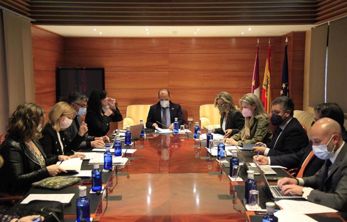 Archivo - Reunión de la Junta de Portavoces de las Cortes de C-LM.