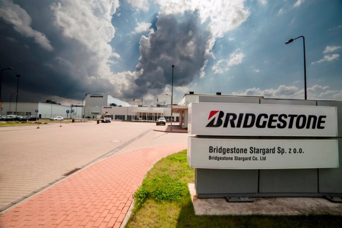 Archivo - Imagen de una planta de Bridgestone.