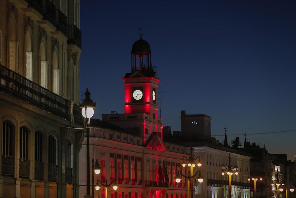 Archivo - Real Casa de Correos, antigua sede de la Dirección General de Seguridad (DGS) y que actualmente alberga la de la Presidencia de la Comunidad de Madrid.