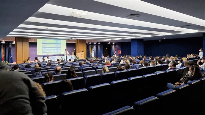 Asamblea de trabajadores del Hospital San Juan de Dios.