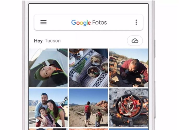 Captura de Google Fotos