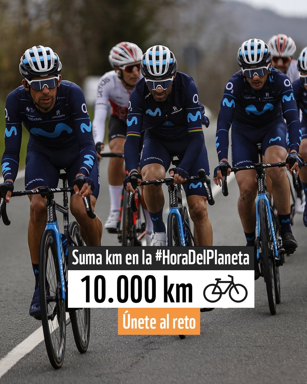 Archivo - Aportación del Movistar Team al reto 'La Vuelta al Planeta'
