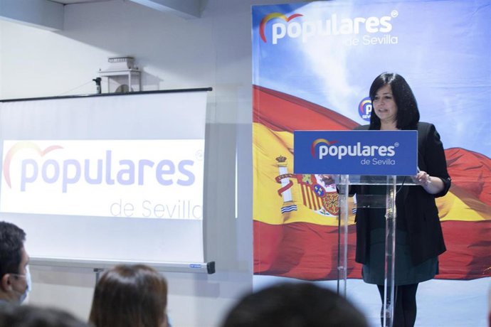 La presidenta provincial del PP, Virginia Pérez, en foto de archivo.