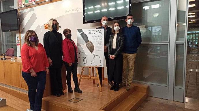 Presentación del espectáculo musical 'Goya, con la música a otra parte', que ofrece una visión del siglo XXI del genial pintor de Fuendetodos.