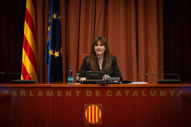 Archivo - Arxiu- La presidenta del Parlament, Laura Borràs 