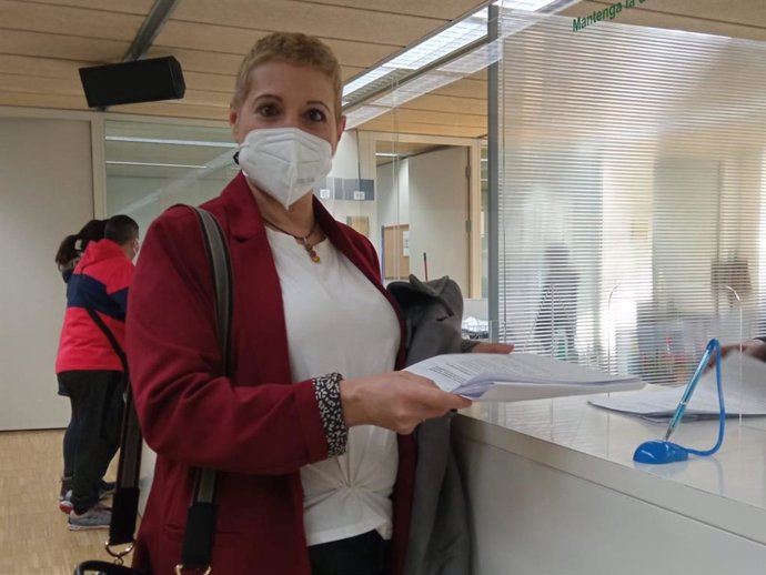 Archivo - La alcaldesa de Chauchina, Marina Martín, en una imagen de archivo.