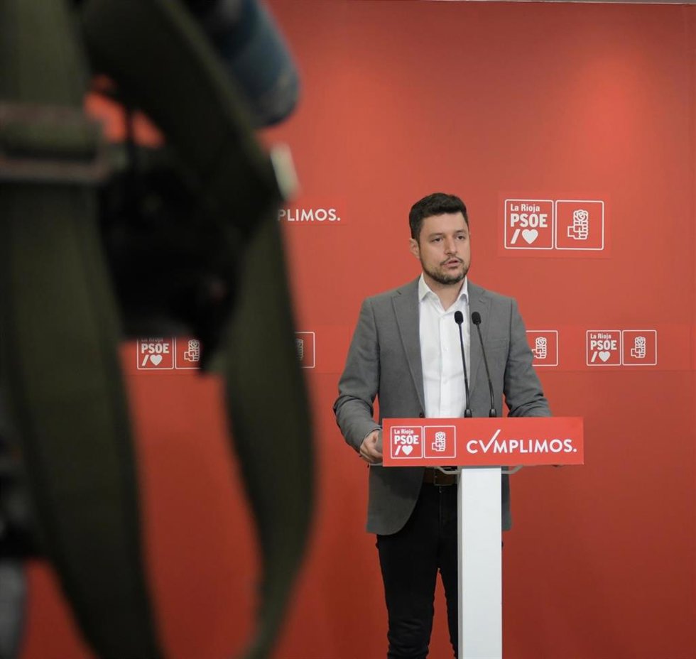 El portavoz del Grupo Parlamentario Socialista, Raúl Díaz