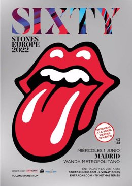 Cartel de la gira de The Rolling Stone