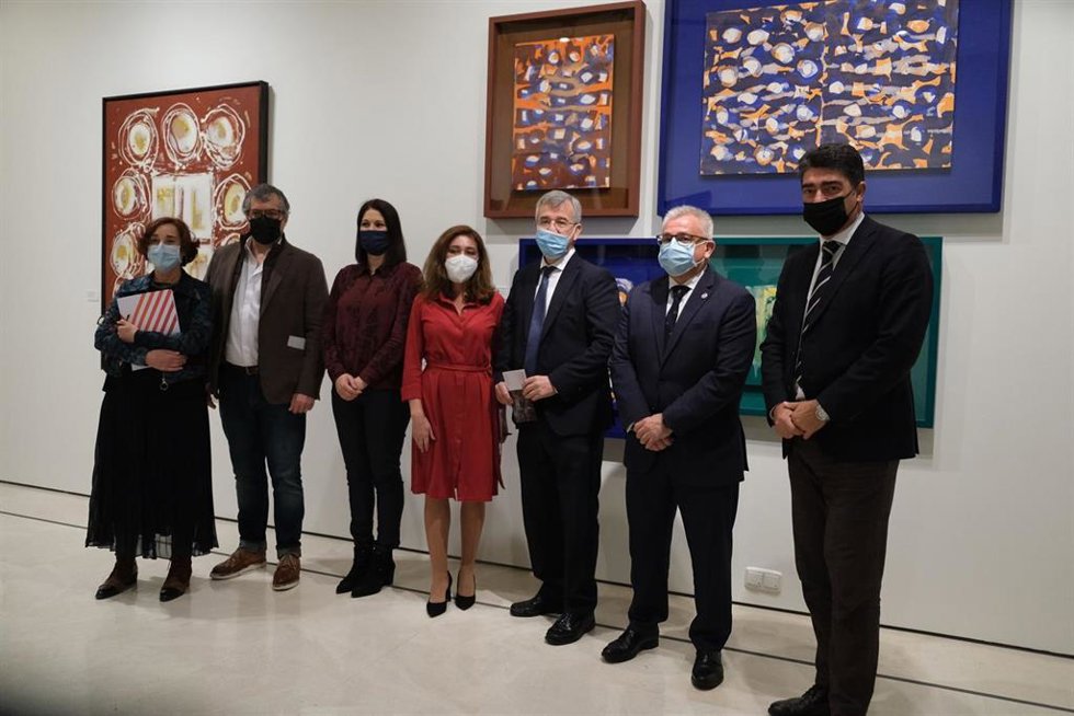 Presentación de la exposición 'Juana Francés. Antología íntima (1957-1985)' en el Museo Carmen Thyssen Málaga