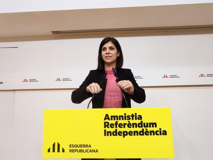 La secretria general adjunta i portaveu d'ERC, Marta Vilalta