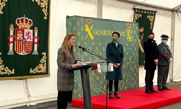 La delegada del Govern central a Catalunya, Maria Eugnia Gay, durant la seva intervenció