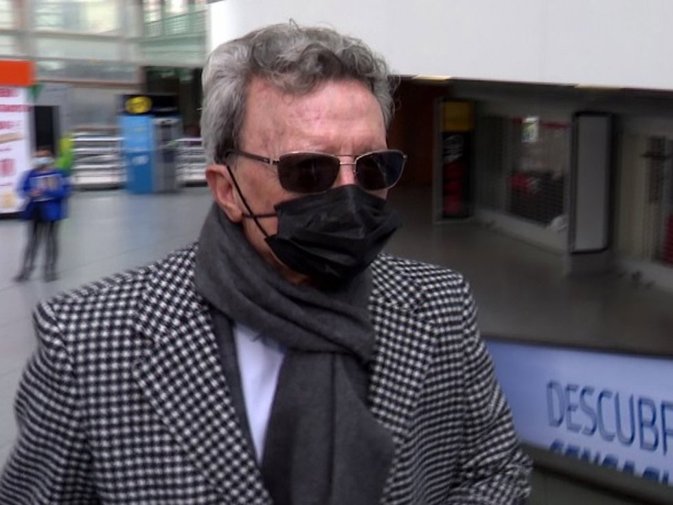 José Ortega Cano en su llegada a Madrid en medio de rumores de distanciamiento con Ana María Aldón