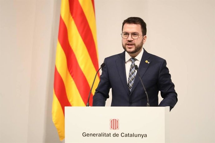 El presidente de la Generalitat, Pere Aragons