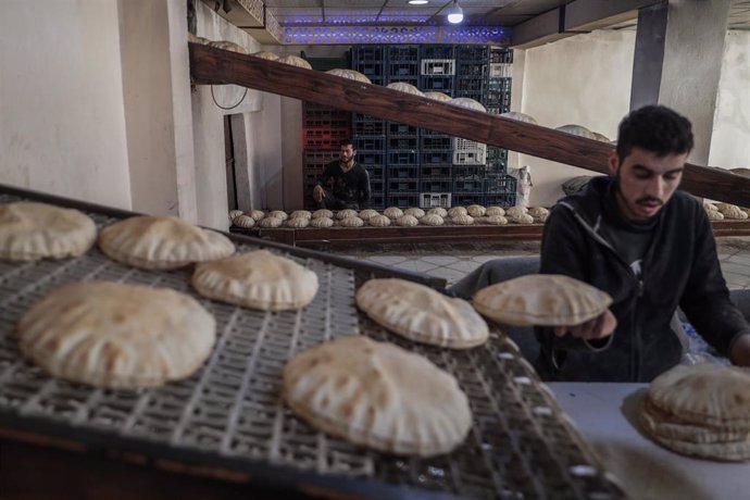 Panadería en Idlib, Siria