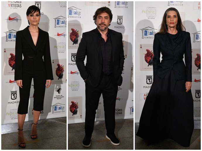 Michelle Jenner, Javier Bardem y Ángela Molina, de los más elegantes de la noche