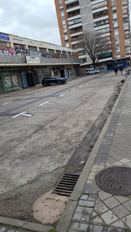 Parcela recuperada por vecinos de la calle Fermín Caballero de la capital