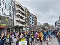 Comença la primera jornada de vaga educativa a Catalunya amb piquets i columnes