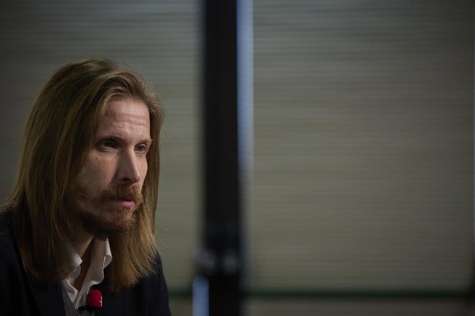 Archivo - El coportaveu estatal de Podem i secretari general del partit a Castella i Lleó, Pablo Fernández