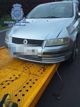 Imagen de uno de los vehículos sustraídos