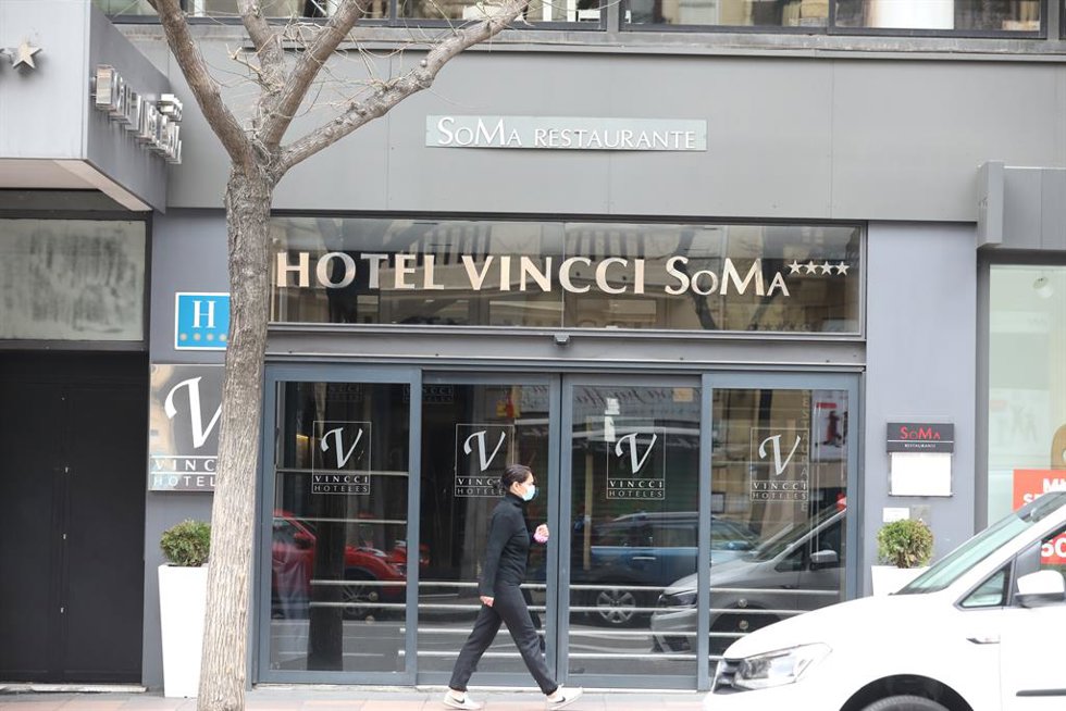 Archivo - Hotel Vincci Soma ubicado en el barrio madrileño de Goya.