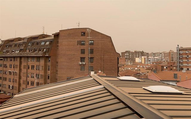 Presencia de polvo sahariano en suspensión en Valladolid.