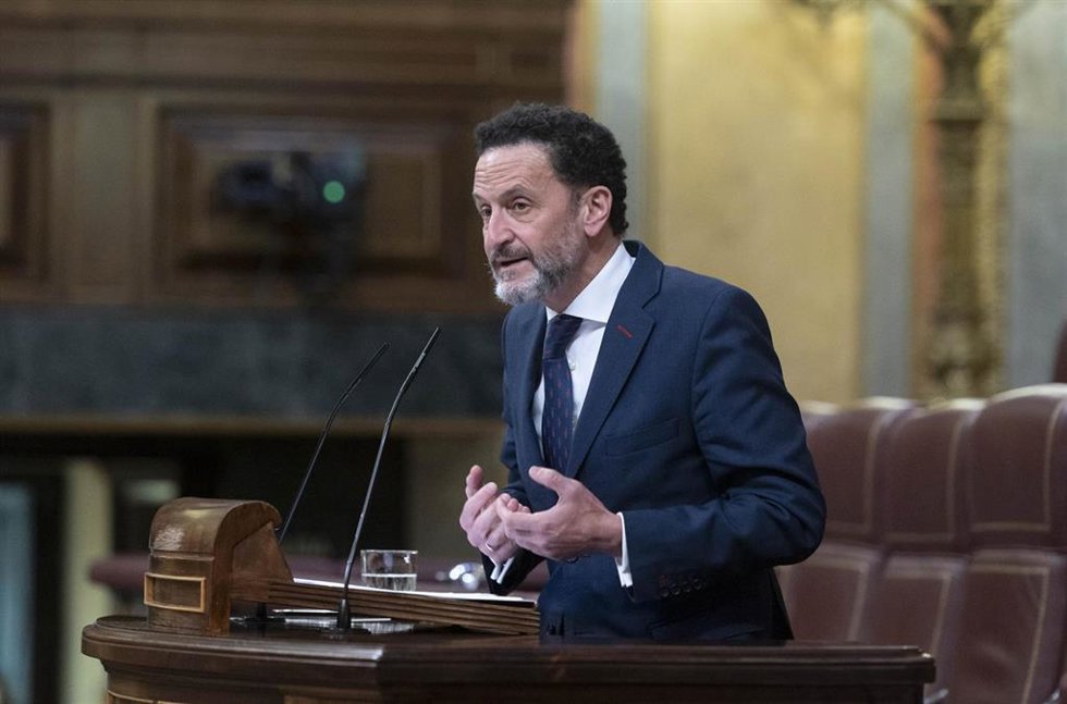 El portavoz parlamentario de Cs, Edmundo Bal, en una sesión plenaria en el Congreso el pasado 9 de marzo de 2022