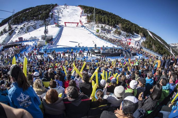 Archivo - La estación andorrana de Grandvalira confía en albergar el Mundial de esquí de 2027.