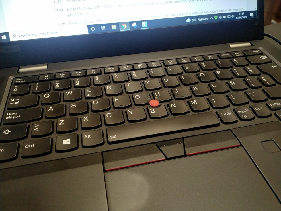 Teclado de un ordenador