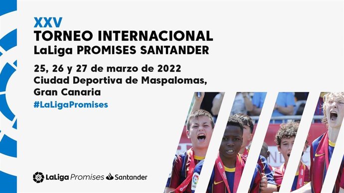 El XXV Torneo Internacional LaLiga Promises Santander se celebrará del 25 al 27 de marzo en Gran Canaria.