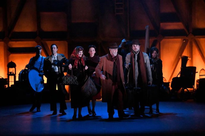 Representación de "El viaje a ninguna parte'.