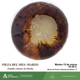 Entalle romano de la 'Pieza del Mes' del Museo de Huelva.