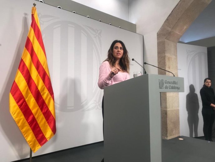 La portavoz del Govern, Patrícia Plaja