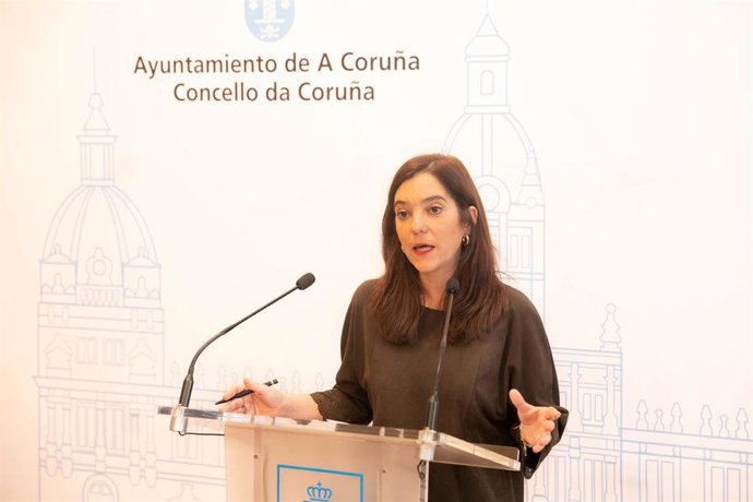 La alcaldesa de A Coruña, Inés Rey