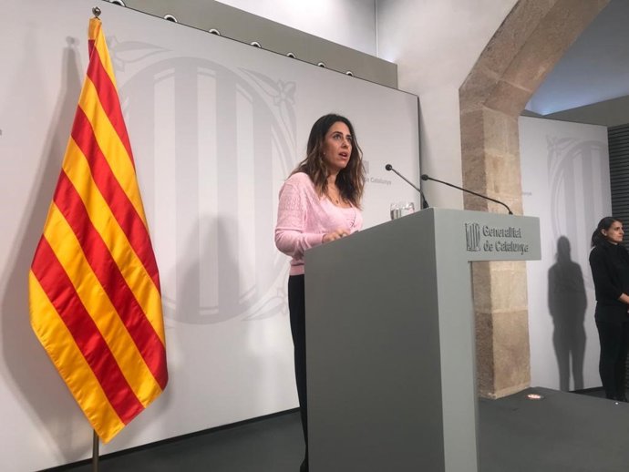 La portavoz del Govern, Patrícia Plaja.