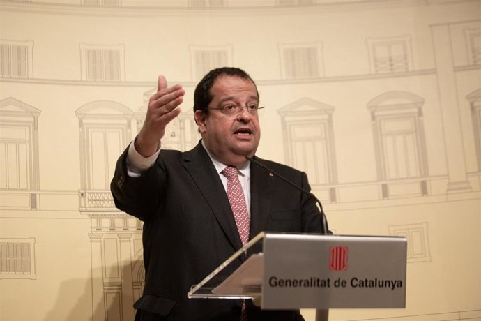 Archivo - El conseller de Interior de la Generalitat de Catalunya, Joan Ignasi Elena, en una foto de archivo.