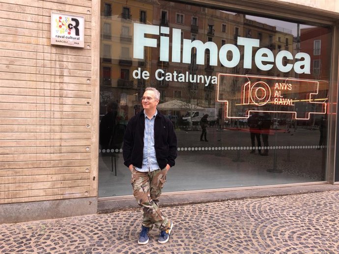 El cineasta norteamericano Tim Sutton en la Filmoteca de Catalunya.