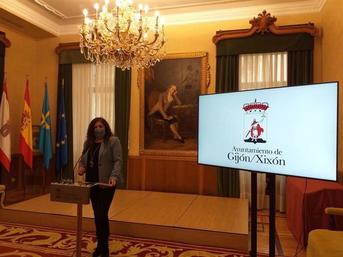 Marina Pineda, concejala de Hacienda del Ayuntamiento de Gijón