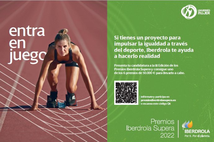 Cartel de los III Premios Iberdrola Supera.