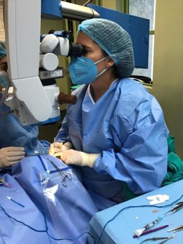 La oftalmóloga y coordinadora de la sección de segmento anterior y glaucoma del Hospital Universitario Ntra. Sra. De Candelaria, Lalia Capote