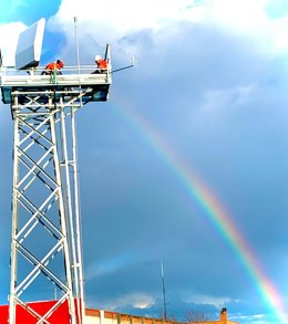 Radar aviar en el aeropuerto de Bilbao