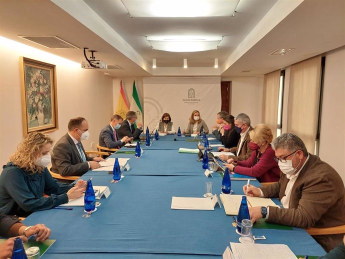 Comisión de coordinación de Almería celebrada en Mojácar.